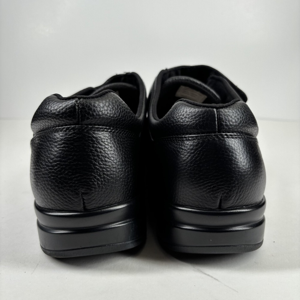 Stride Lite Classic Sydney Men's 12W/Women's 13XW Black Leather Diabetic Shoes - Picture 4 of 16